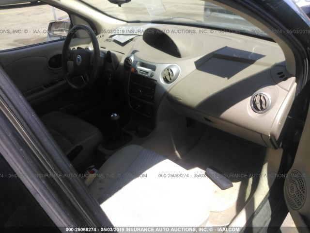 1G8AZ55F57Z177647 - 2007 SATURN ION LEVEL 2 GREEN photo 5