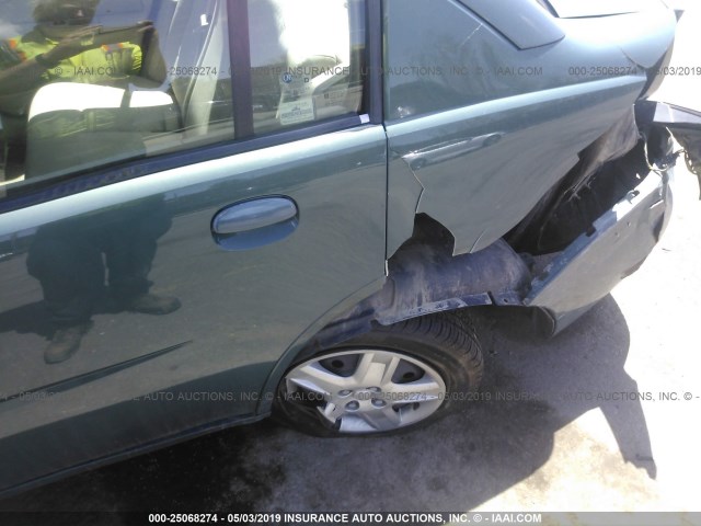 1G8AZ55F57Z177647 - 2007 SATURN ION LEVEL 2 GREEN photo 6