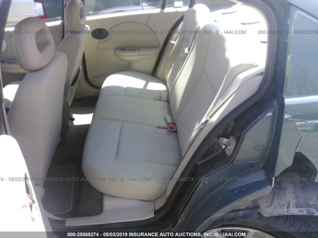 1G8AZ55F57Z177647 - 2007 SATURN ION LEVEL 2 GREEN photo 8