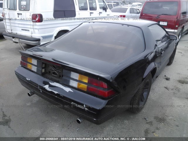 1G1FP23T3LL102752 - 1990 CHEVROLET CAMARO RS BLACK photo 4