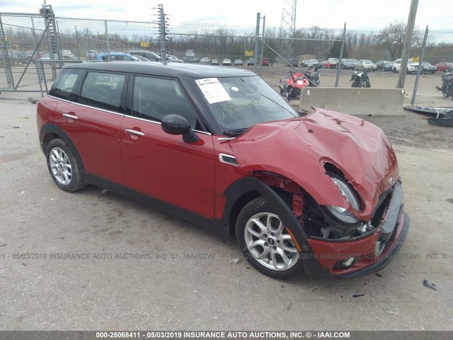 WMWLN5C54H2E32089 - 2017 MINI COOPER CLUBMAN RED photo 1