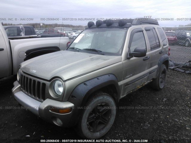 1J4GL38K53W695083 - 2003 JEEP LIBERTY RENEGADE GOLD photo 2