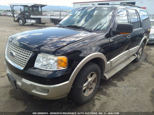 1FMFU18545LA12030 - 2005 FORD EXPEDITION EDDIE BAUER BLACK photo 2