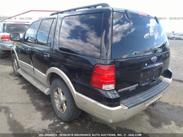 1FMFU18545LA12030 - 2005 FORD EXPEDITION EDDIE BAUER BLACK photo 3