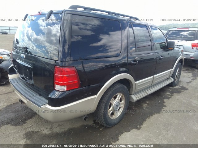 1FMFU18545LA12030 - 2005 FORD EXPEDITION EDDIE BAUER BLACK photo 4