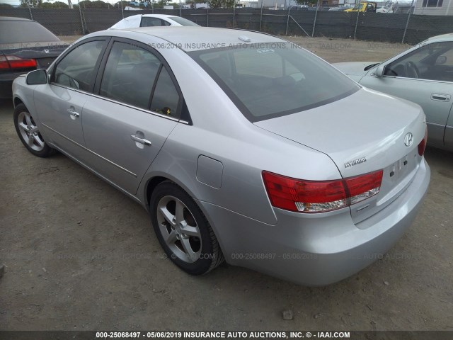 5NPEU46C18H305931 - 2008 HYUNDAI SONATA SE/LIMITED SILVER photo 3