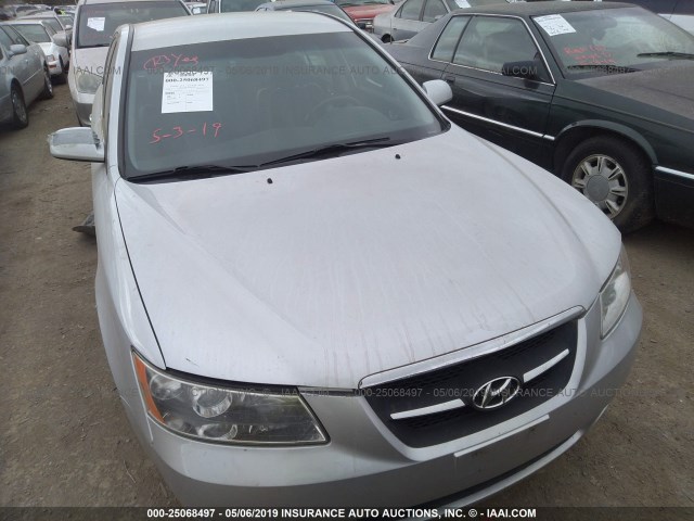 5NPEU46C18H305931 - 2008 HYUNDAI SONATA SE/LIMITED SILVER photo 6