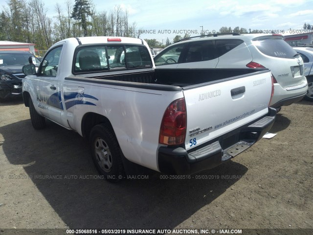 5TFNX4CN4DX029191 - 2013 TOYOTA TACOMA WHITE photo 3