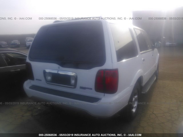 5LMFU28R21LJ25927 - 2001 LINCOLN NAVIGATOR 白色 照片 4