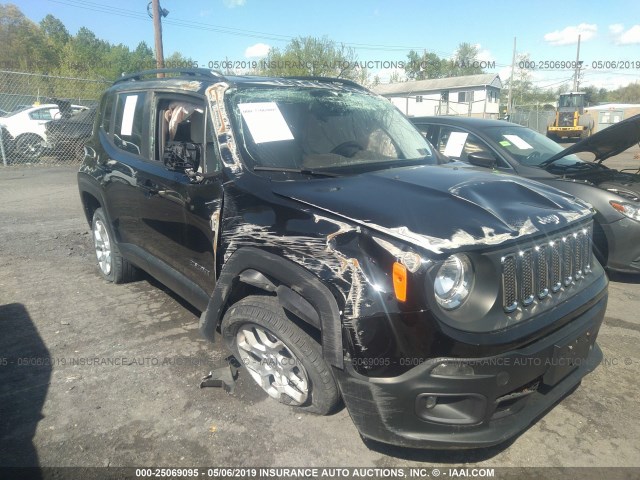 ZACCJBBT7FPB50123 - 2015 JEEP RENEGADE LATITUDE BLACK photo 1