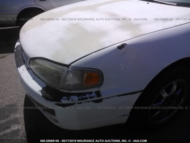 JT2BG12K7T0380654 - 1996 TOYOTA CAMRY DX/LE/XLE WHITE photo 6