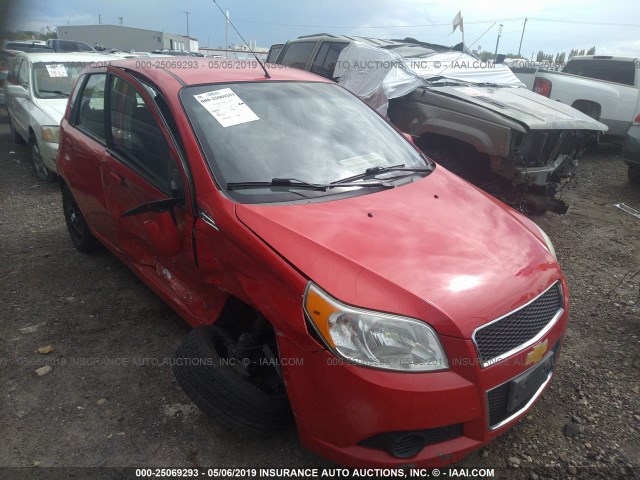 KL1TD6DE0BB125234 - 2011 CHEVROLET AVEO LS/LT RED photo 1