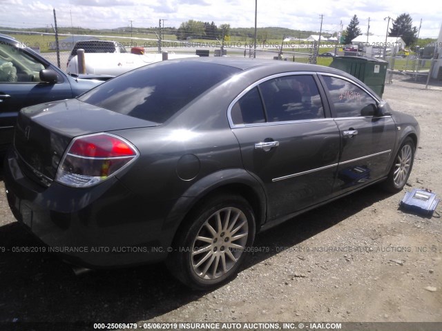 1G8ZV57737F198406 - 2007 SATURN AURA XR GRAY photo 4