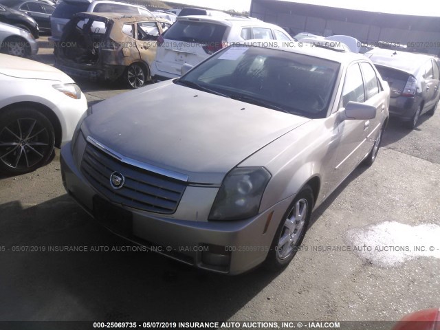 1G6DP567050177656 - 2005 CADILLAC CTS HI FEATURE V6 GOLD photo 2