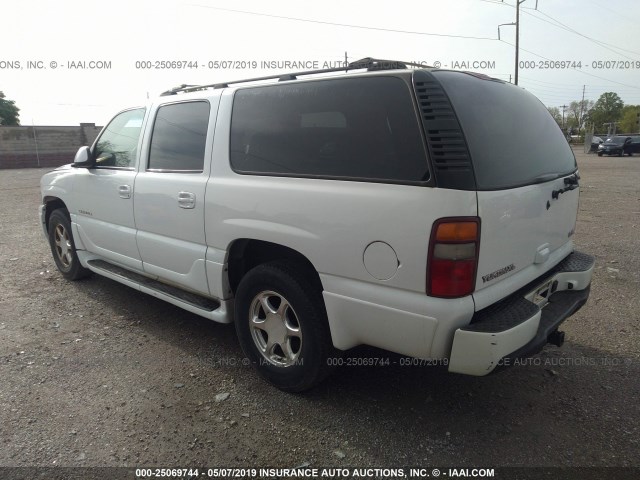 1GKFK66U13J267958 - 2003 GMC YUKON XL DENALI WHITE photo 3