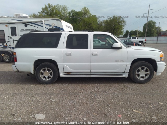 1GKFK66U13J267958 - 2003 GMC YUKON XL DENALI WHITE photo 6