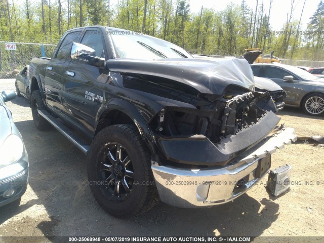 1C6RR7NT8DS504287 - 2013 RAM 1500 LARAMIE BLACK photo 1