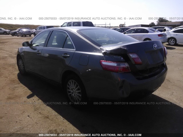 4T4BE46K58R029834 - 2008 TOYOTA CAMRY CE/LE/XLE/SE GRAY photo 3