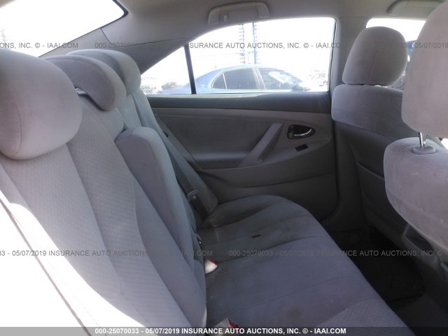 4T4BE46K58R029834 - 2008 TOYOTA CAMRY CE/LE/XLE/SE GRAY photo 8