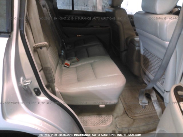 JT3HT05J4X0056145 - 1999 TOYOTA LAND CRUISER  BEIGE photo 8