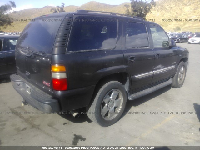 1GKEC13T66R122119 - 2006 GMC YUKON BLACK photo 4