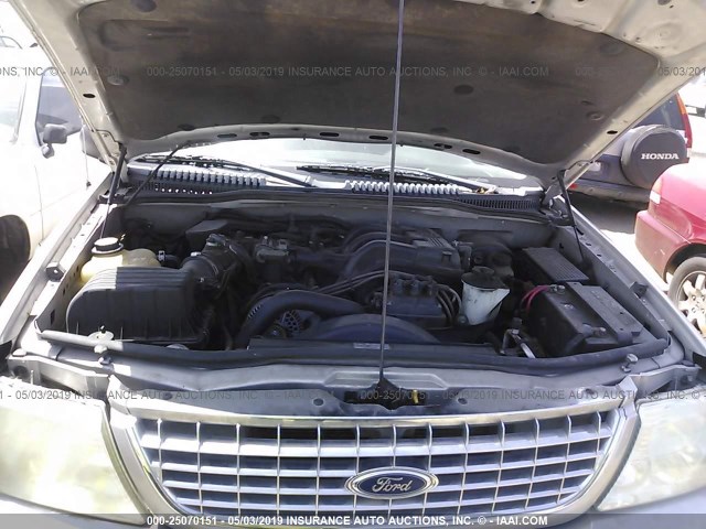 1FMZU73K54ZB01467 - 2004 FORD EXPLORER XLT/XLT SPORT/NBX Gümüş foto 10