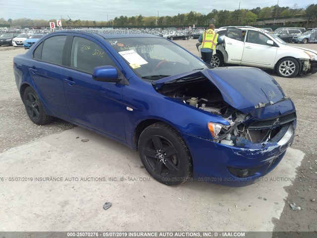 JA3AU26U38U016887 - 2008 MITSUBISHI LANCER ES BLUE photo 1