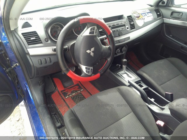 JA3AU26U38U016887 - 2008 MITSUBISHI LANCER ES BLUE photo 5