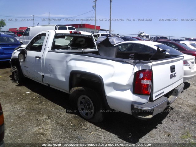 1GTN1LEC1JZ249296 - 2018 GMC SIERRA C1500 WHITE photo 3