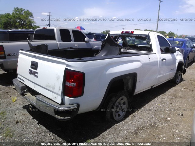 1GTN1LEC1JZ249296 - 2018 GMC SIERRA C1500 WHITE photo 4