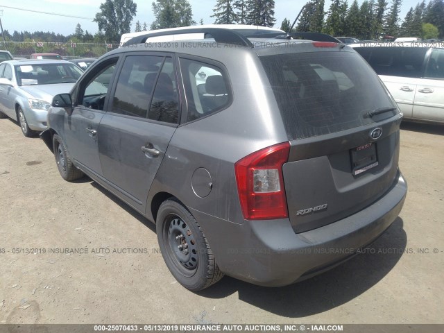 KNAFG528597269179 - 2009 KIA RONDO LX/EX BEIGE photo 3