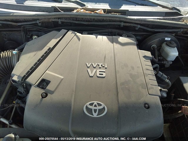 3TMLU42N06M008056 - 2006 TOYOTA TACOMA DOUBLE CAB 黑色 照片 10