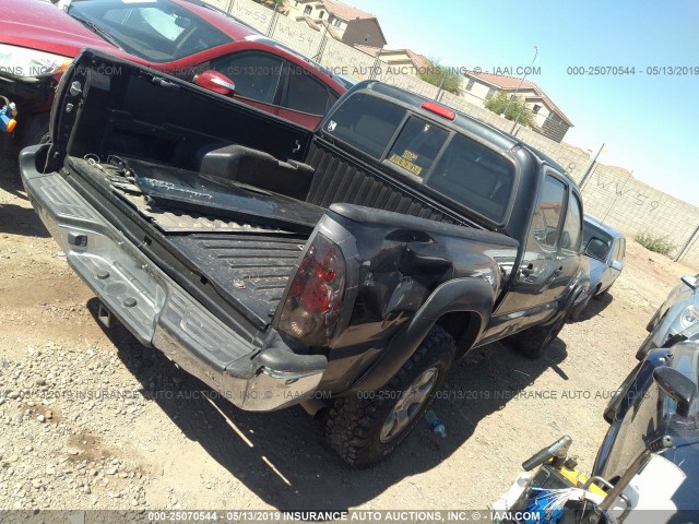 3TMLU42N06M008056 - 2006 TOYOTA TACOMA DOUBLE CAB 黑色 照片 4