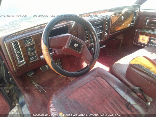 1G6DW54Y5LR730552 - 1990 CADILLAC BROUGHAM BLACK photo 5