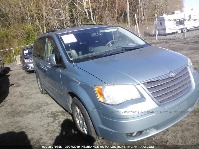 2A8HR54X49R603218 - 2009 CHRYSLER TOWN & COUNTRY TOURING Light Blue photo 1