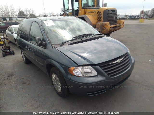 1C4GP45R35B321793 - 2005 CHRYSLER TOWN & COUNTRY  GREEN photo 1