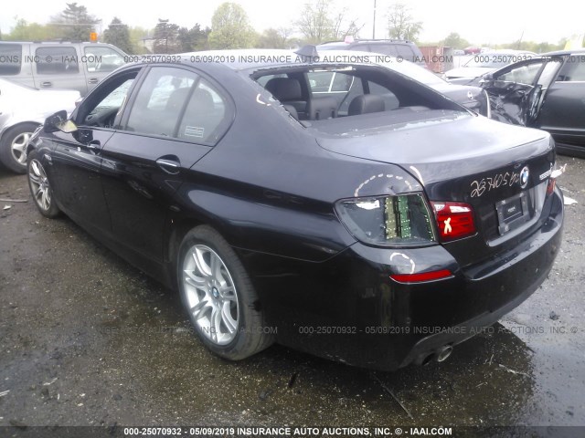 WBAXH5C54CDW11526 - 2012 BMW 528 XI BLACK photo 3