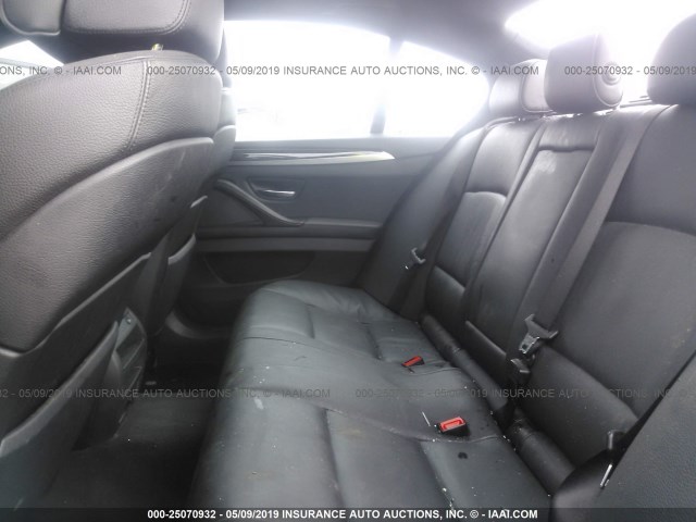 WBAXH5C54CDW11526 - 2012 BMW 528 XI BLACK photo 8