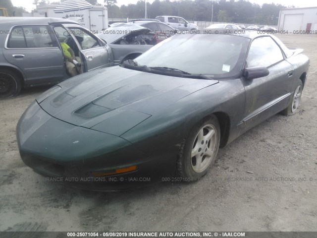 2G2FS22K1V2227772 - 1997 PONTIAC FIREBIRD GREEN photo 2