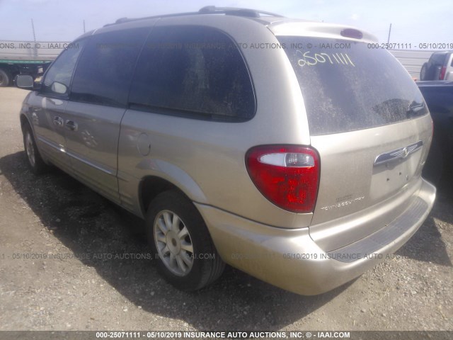 2C4GP54L83R126743 - 2003 CHRYSLER TOWN & COUNTRY LXI GOLD photo 3