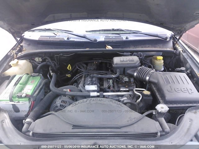 1J4GX48SX4C166161 - 2004 JEEP GRAND CHEROKEE LAREDO/COLUMBIA/FREEDOM 灰色 照片 10