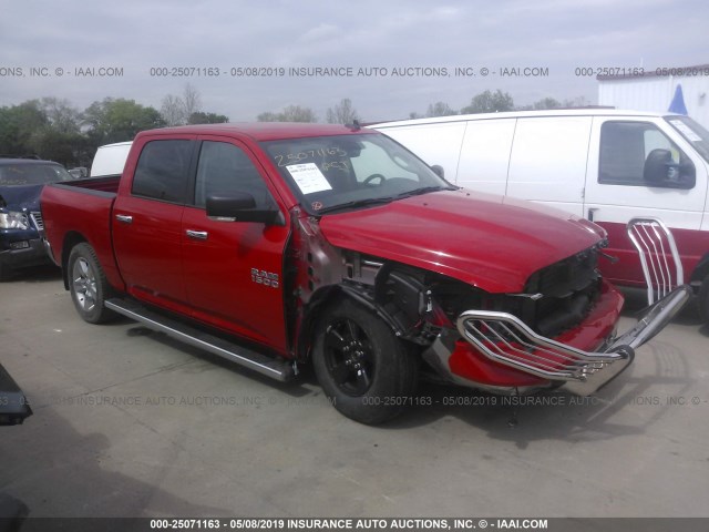 3C6RR7LT5HG793239 - 2017 RAM 1500 SLT RED photo 1