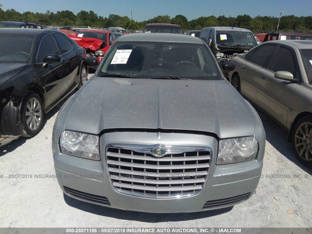 2C3KA43R16H308648 - 2006 CHRYSLER 300 SILVER photo 6