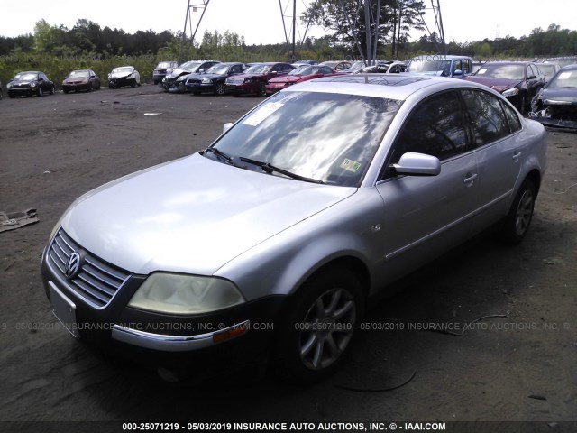 WVWPD63B44P101722 - 2004 VOLKSWAGEN PASSAT GLS GRAY photo 2