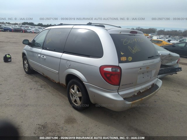 2D4GP44LX5R480828 - 2005 DODGE GRAND CARAVAN SXT SILVER photo 3