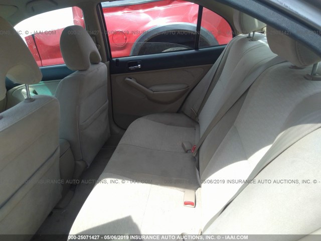 JHMES96675S006288 - 2005 HONDA CIVIC HYBRID GOLD photo 8