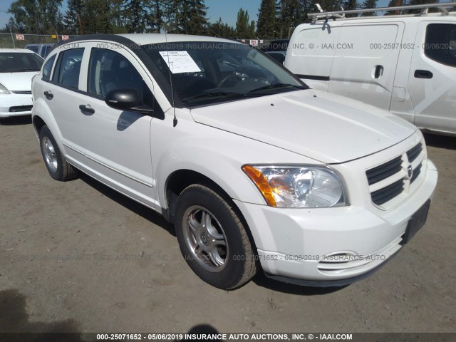 1B3HB28B08D646031 - 2008 DODGE CALIBER WHITE photo 1