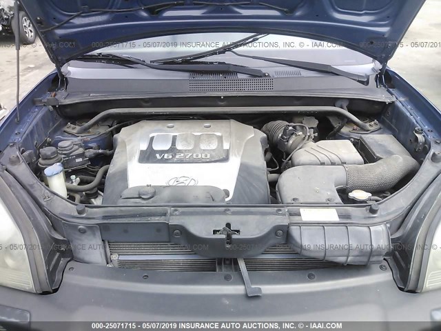 KM8JN72D86U426580 - 2006 HYUNDAI TUCSON GLS/LIMITED 蓝色 照片 10