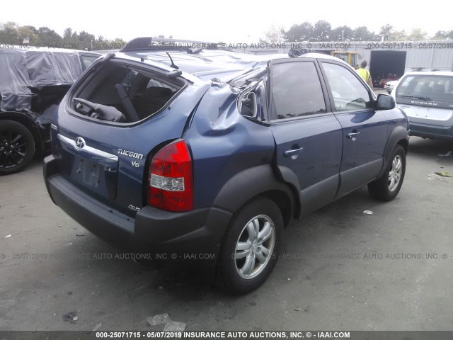KM8JN72D86U426580 - 2006 HYUNDAI TUCSON GLS/LIMITED 蓝色 照片 4