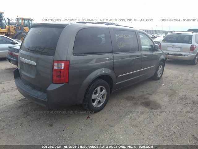 2D4RN5D15AR229549 - 2010 DODGE GRAND CARAVAN SXT GRAY photo 4